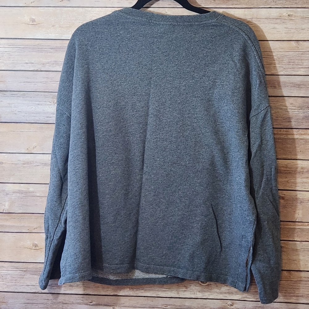 CUTE! Disney Gray Sweatshirt with Pink Sequin Design - Picture 3 of 3